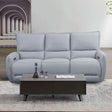 Furniture of America Phineas Power Sofa, Pale Blue