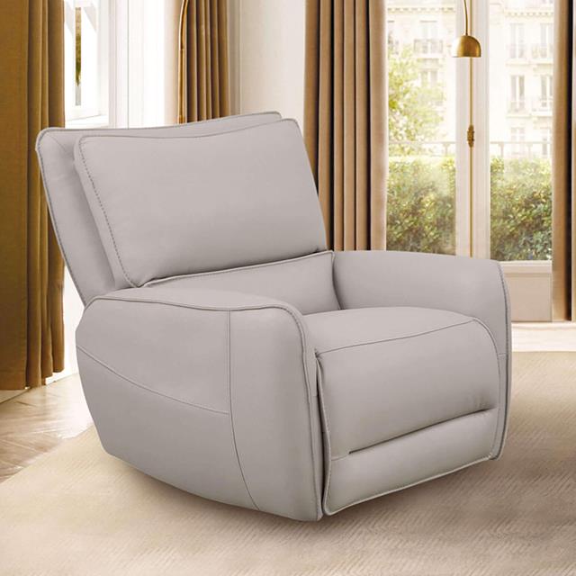 Furniture of America Phineas Power Recliner, Beige