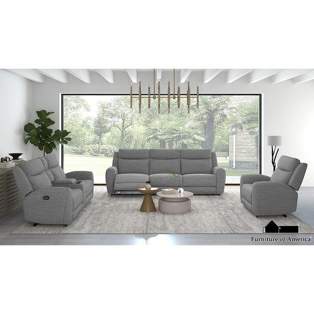 Furniture of America Antonius Loveseat, Gray