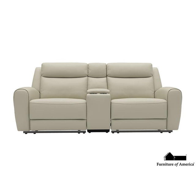 Furniture of America Jacobus Loveseat, Beige