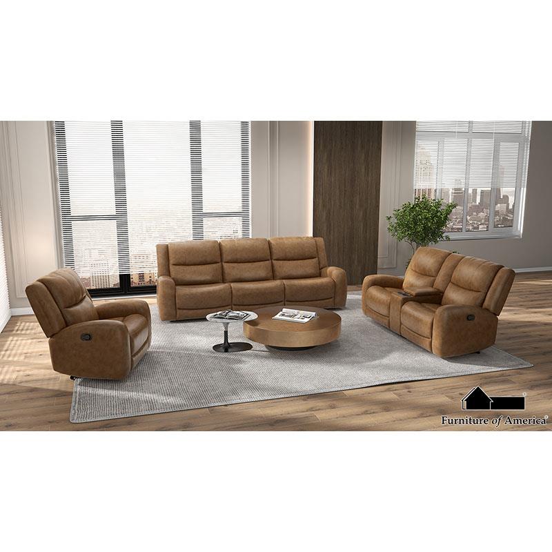 Furniture of America Leolinus Sofa + Loveseat