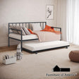 Furniture of America Harmon Daybed w/ Trundle, Black