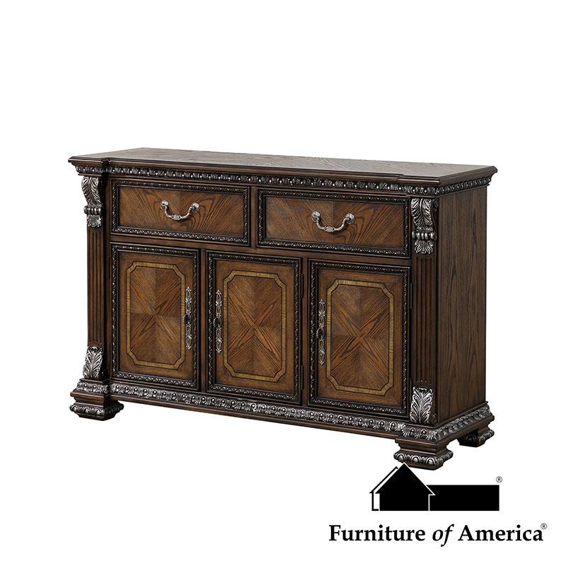 Furniture of America Promenade Sideboard, Dark Brown
