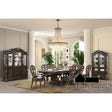 Furniture of America Leovanni 9 Pc. Dining Table Set (2AC+6SC)