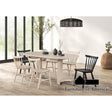 Furniture of America Hines Oval Dining Table, Natural w/ Leaf, White Oak
