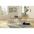 Furniture of America Yate 5 Pc. Dining Set, Natural