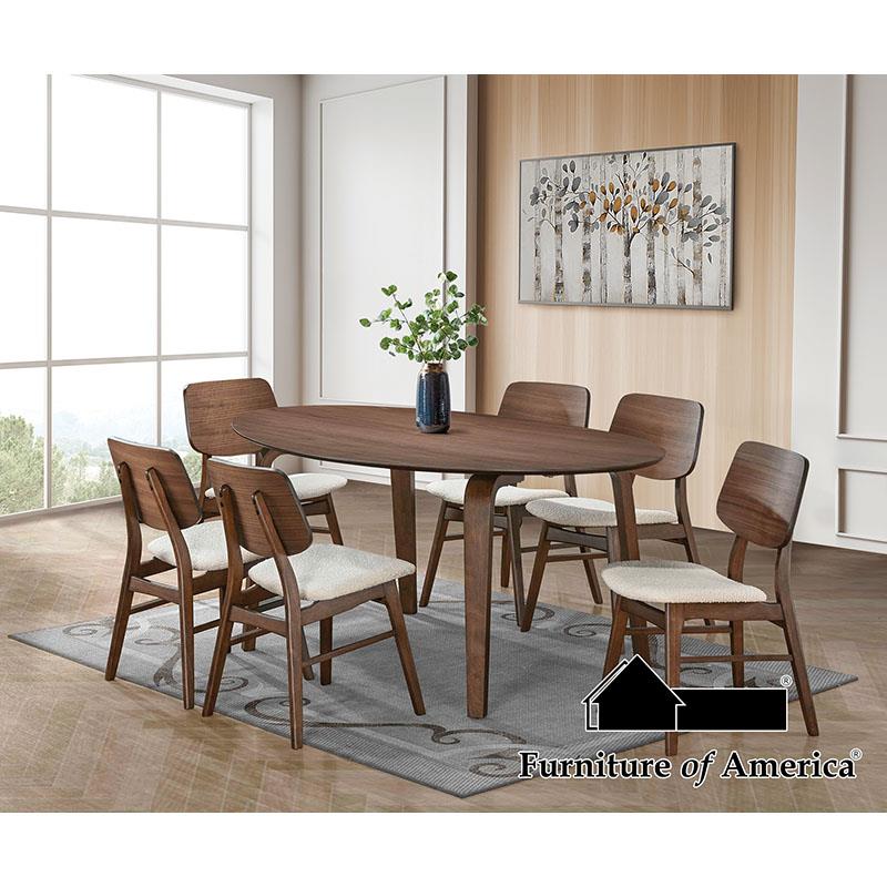 Furniture of America Narvik 7 Pc. Dining Table Set