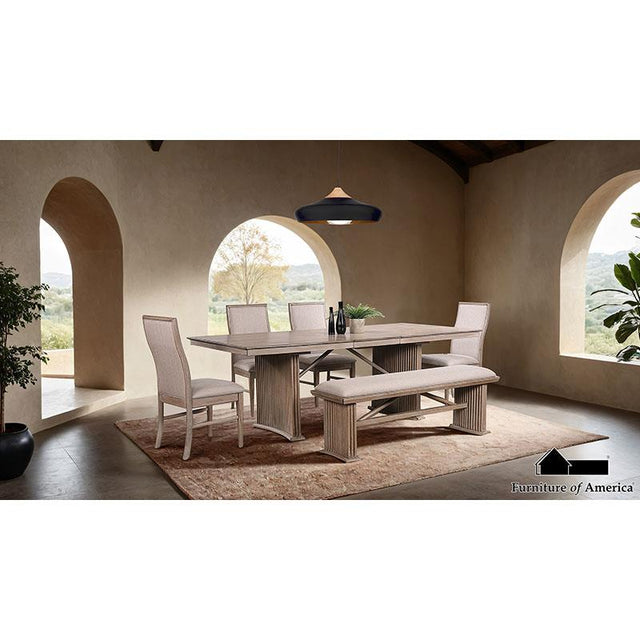 Furniture of America Ellesmere Side Chair (2/CTN), Natural Ash
