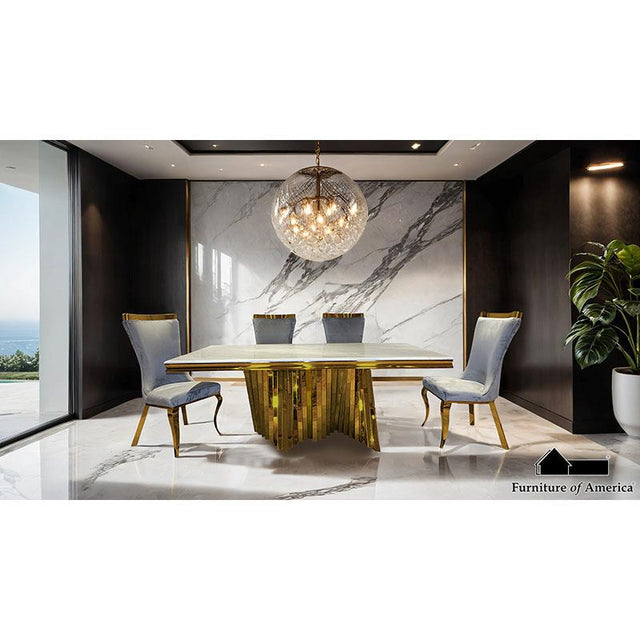 Furniture of America Basilicata 7 Pc. Dining Table Set