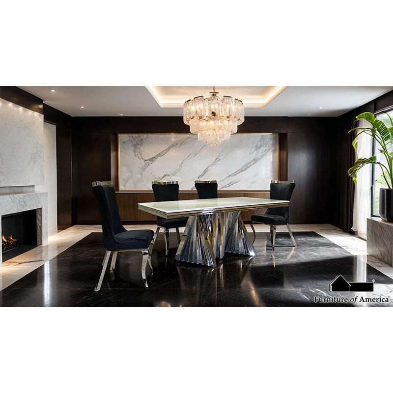 Furniture of America Basilicata 7 Pc. Dining Table Set