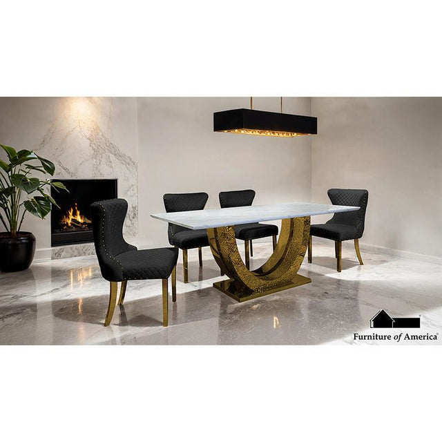 Furniture of America Portanova 7 Pc. Dining Table Set