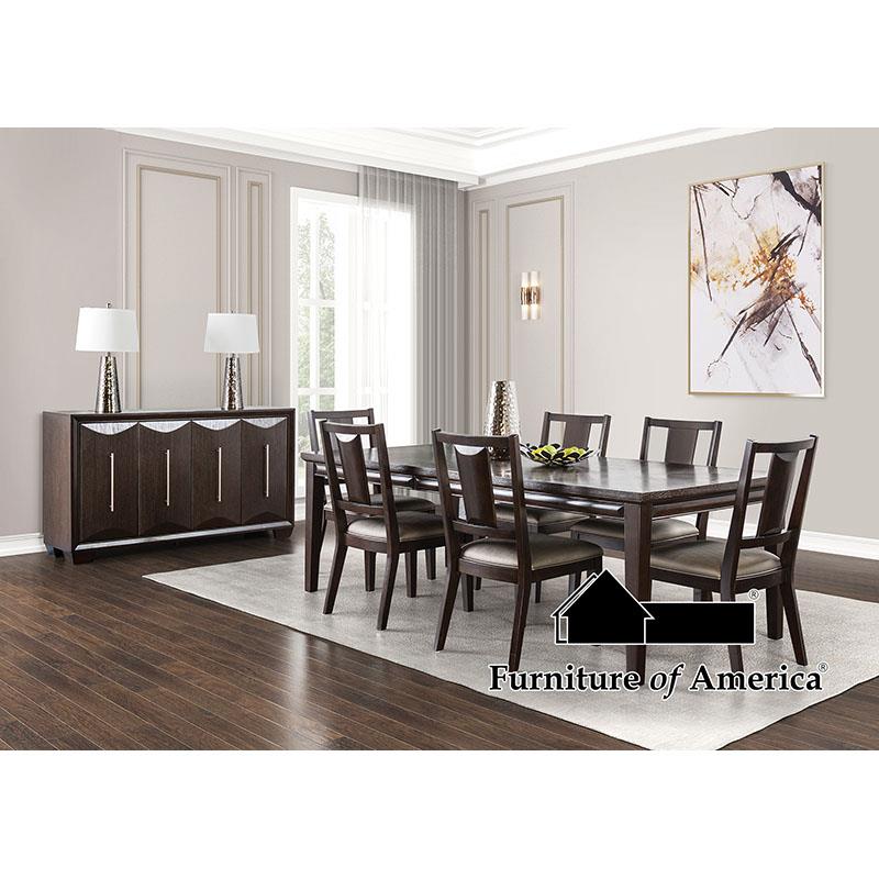 Furniture of America Hinwitz Server, Espresso