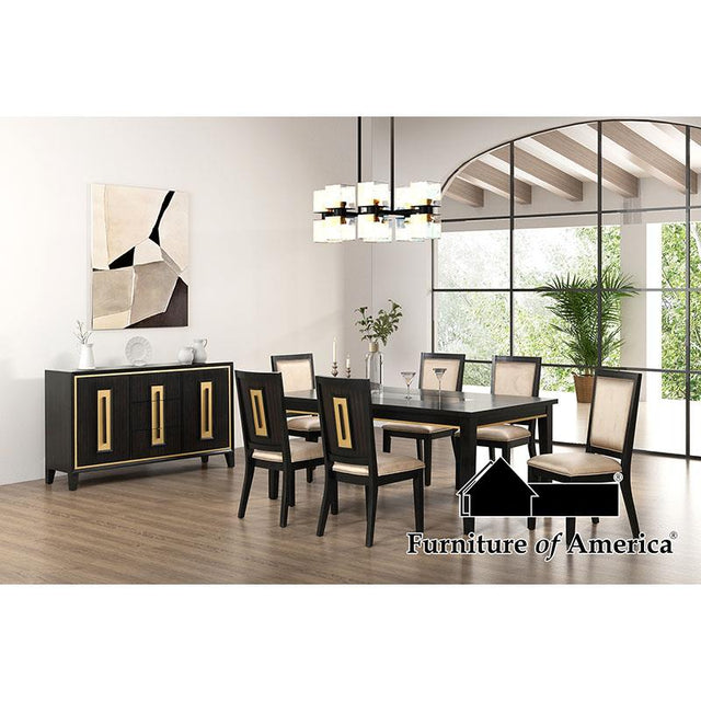 Furniture of America Kenyada Dining Table, Espresso