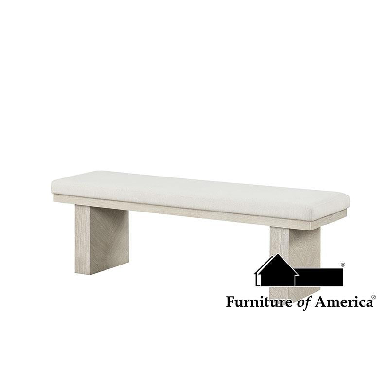 Furniture of America Hagerman Bench, Natural