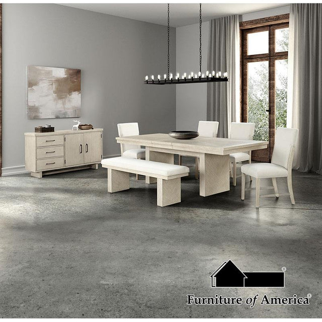 Furniture of America Hagerman 7 Pc. Dining Table Set