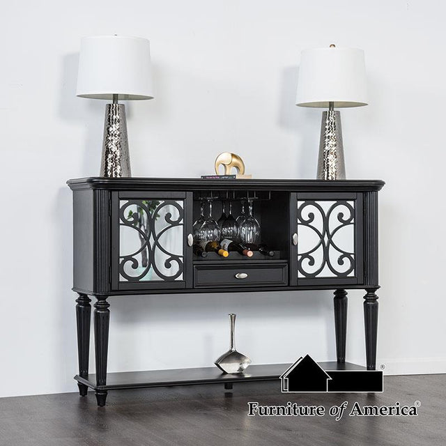 Furniture of America Hannoria Server, Black