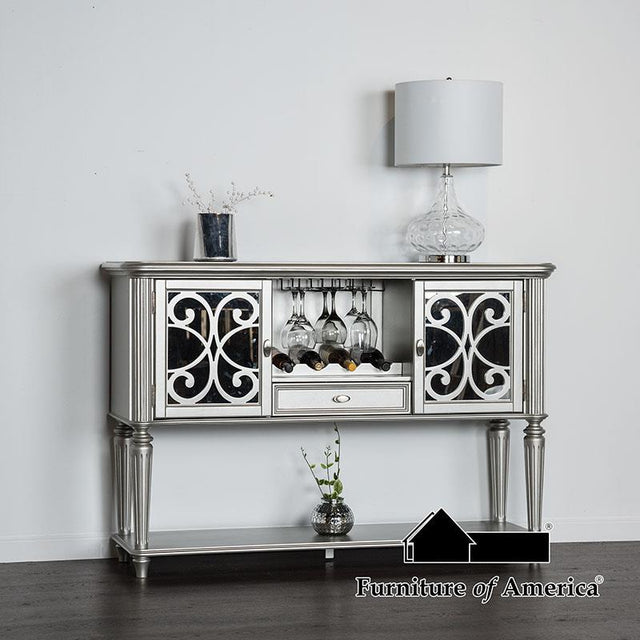Furniture of America Hannoria Server, Silver