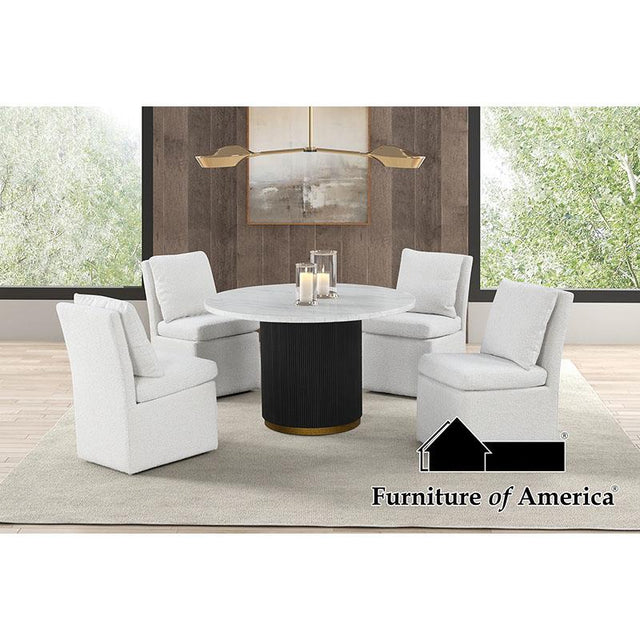 Furniture of America Varde 5 Pc. Round Dining Set