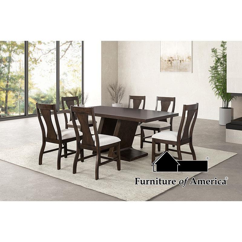 Furniture of America FM3600ES-T Dining Table, Espresso