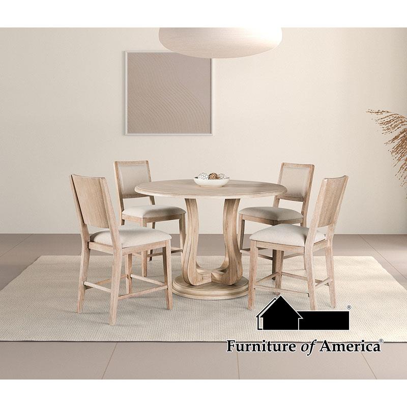 Furniture of America FM3601NT-PT-5PC-1.jpg 5 Pc. Counter Ht. Set