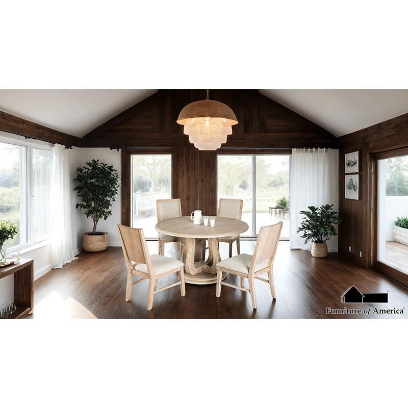 Furniture of America Orbetello 5 Pc. Dining Table Set