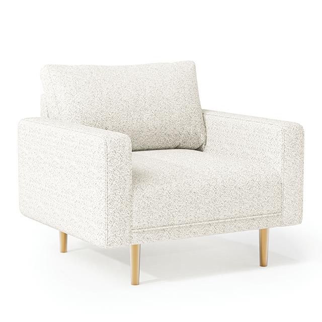 Furniture of America Elverum Chair, Off-White