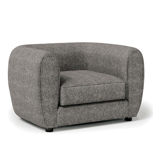 Furniture of America Verdal Chair, Charcoal Gray