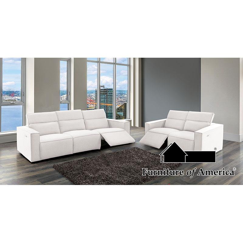 Furniture of America Treharris Power Sofa + Loveseat