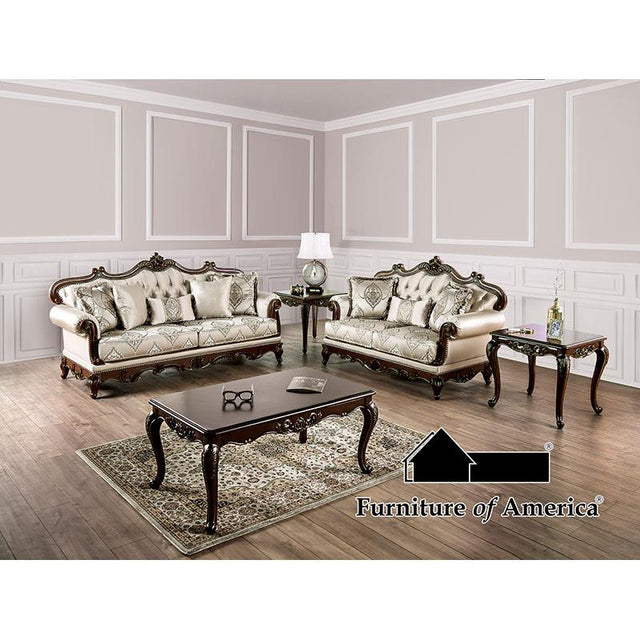 Furniture of America Veracruz Sofa + Loveseat