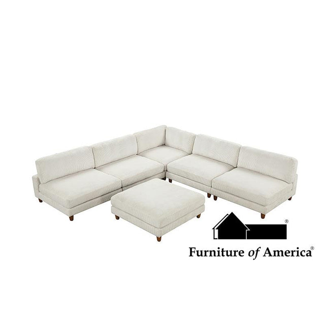 Furniture of America Dagenham Sectional, Beige