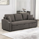 Royden Sleeper Sofa w/ Cupholder, Gray