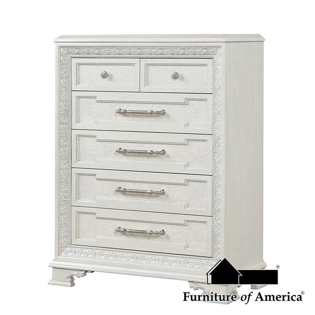 Furniture of America Stella Mia Chest, Creamy White