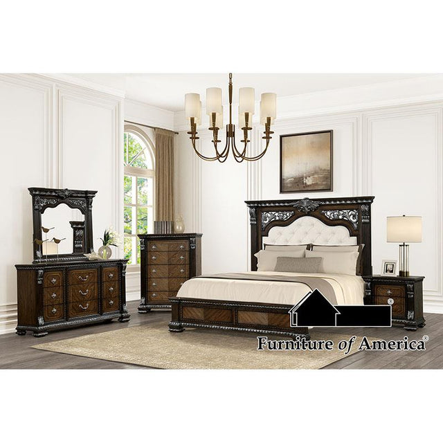 Furniture of America Promenade 5 Pc. Queen Bedroom Set w/ 2NS