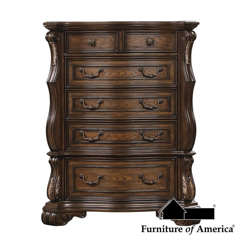 Furniture of America Leovanni Chest, Dark Brown