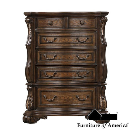 Furniture of America Leovanni Chest, Dark Brown