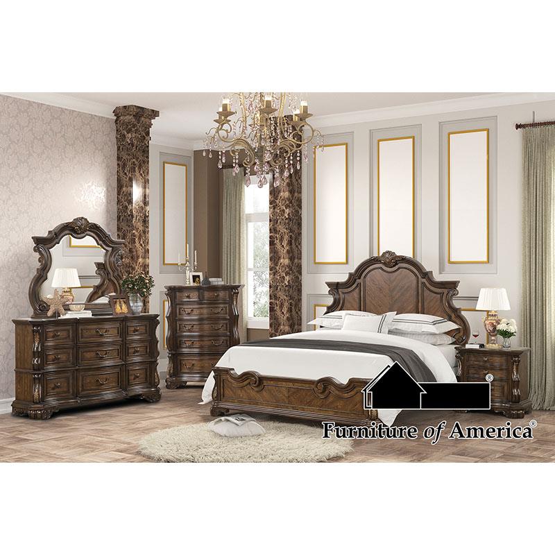 Furniture of America Leovanni 5 Pc. Queen Bedroom Set w/ Chest