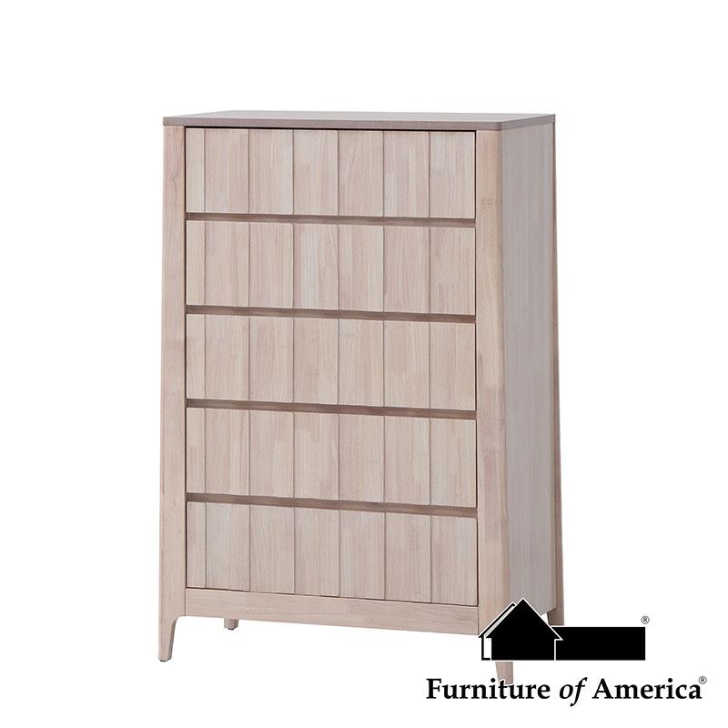 Furniture of America Gervais Chest, White Wash