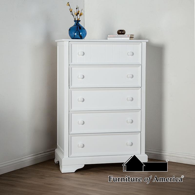 Furniture of America Fanton Chest, White