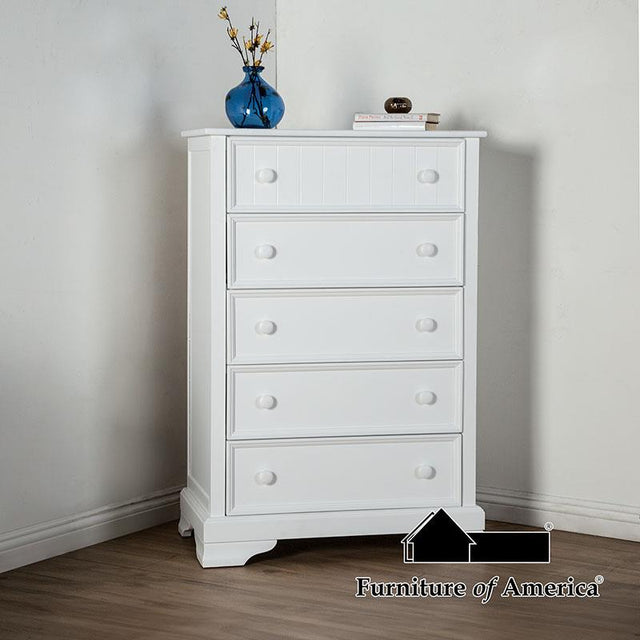 Furniture of America Fanton Chest, White