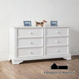 Furniture of America Fanton Dresser, White