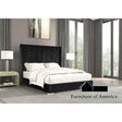 Furniture of America Cadwell E.King Bed, Black