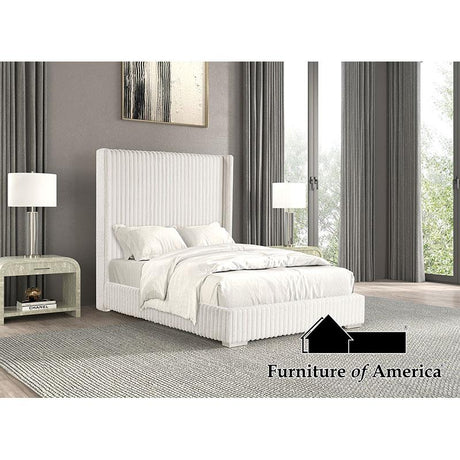 Furniture of America Cadwell Full Bed, White
