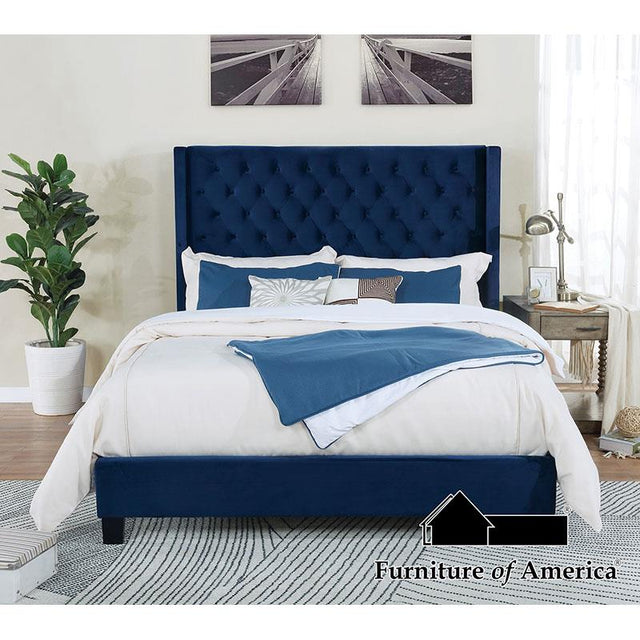 Furniture of America FM7141NV-EK-BED E.King Bed, Ryleigh
