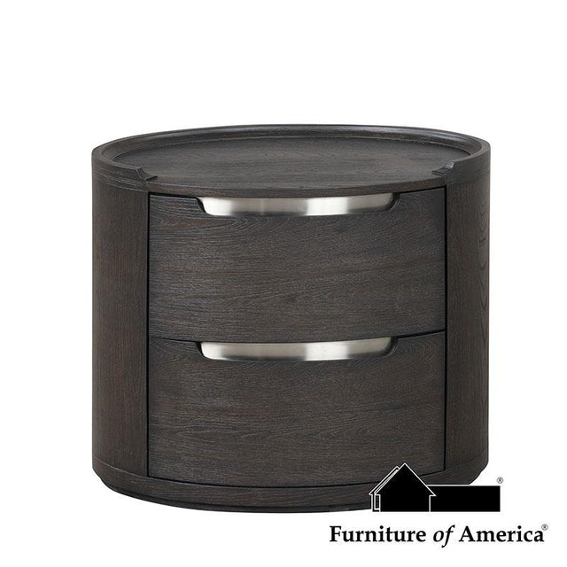 Furniture of America Osterley Nightstand, Black
