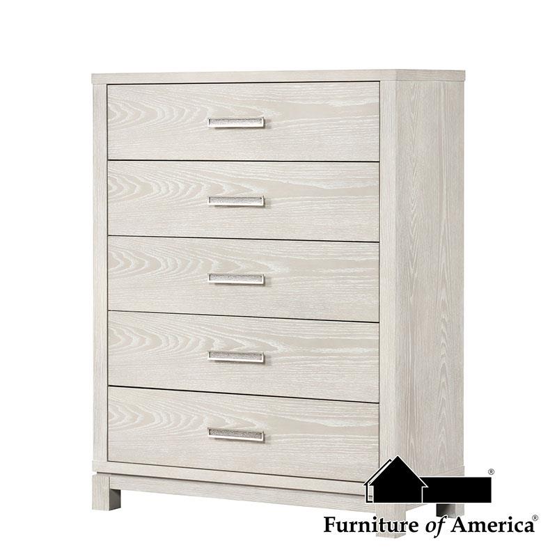 Furniture of America Lafayette Chest, Weathered Gray