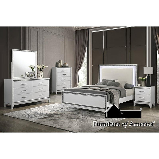 Furniture of America Lucida Chest, White