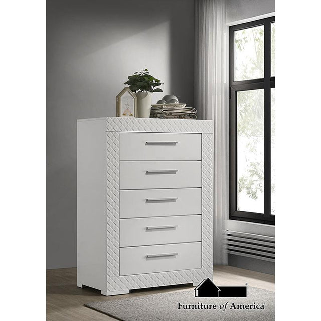 Furniture of America Whitby Chest, White