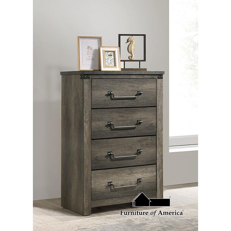 Furniture of America Britonale Chest, Rustic Gray