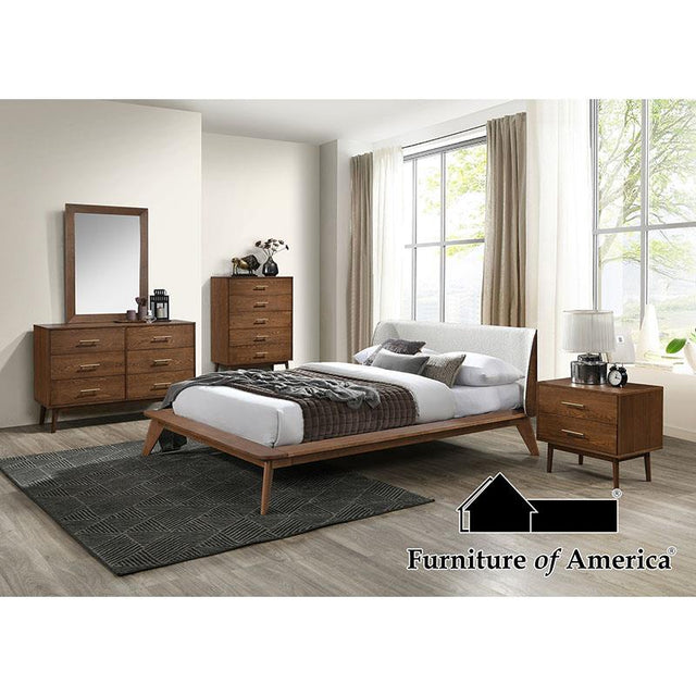 Furniture of America Lenzburg 5 Pc. Queen Bedroom Set w/ Chest
