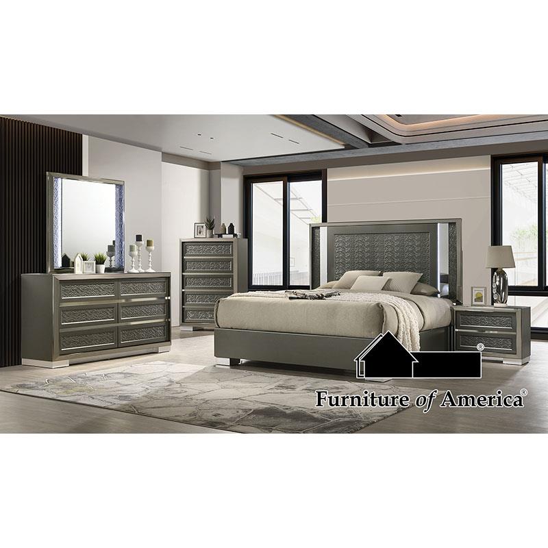 Furniture of America Leyland 4 Pc. Queen Bedroom Set